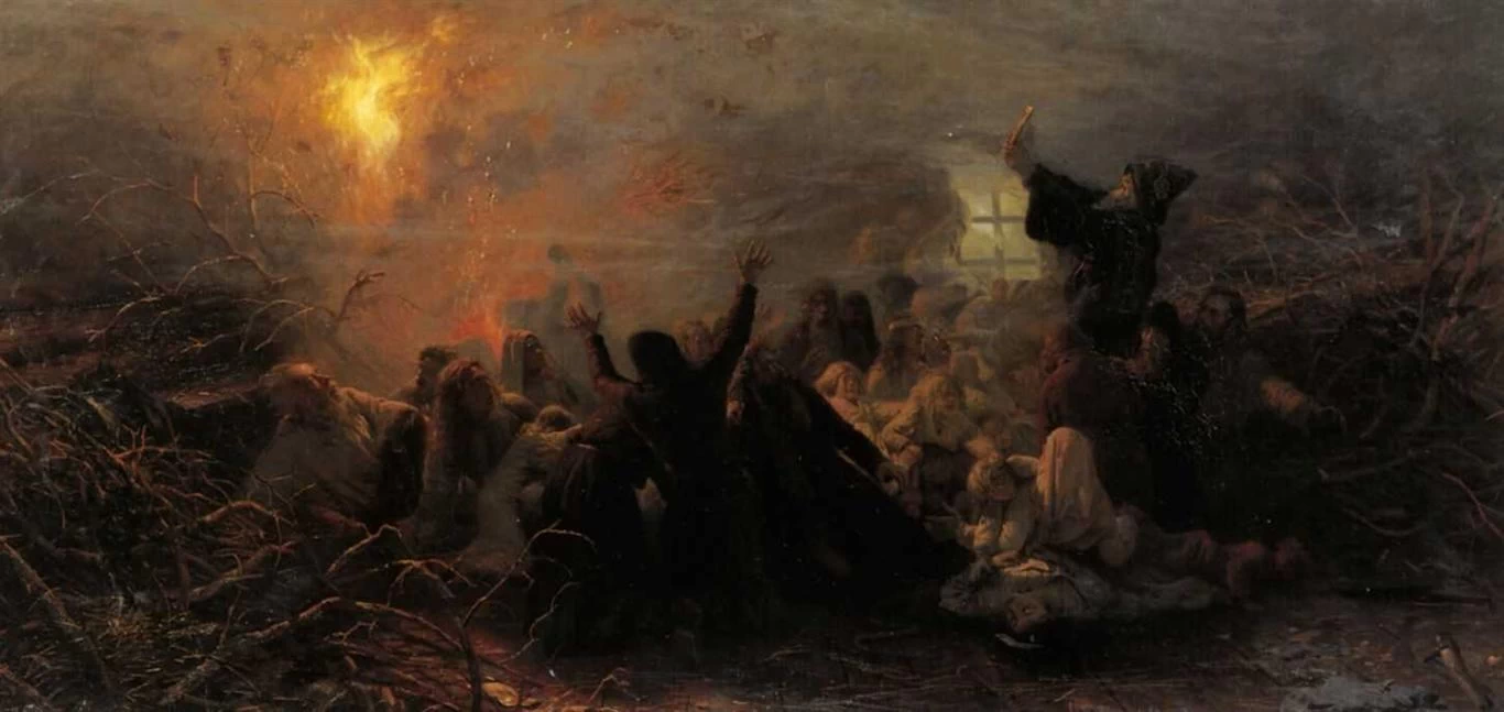 Persone salvate dal fuoco - Tretyakov Gallery, Moscow
